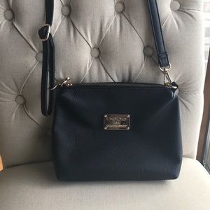 Black cross body Bebe purse